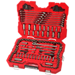 Juego de 150 piezas Craftsman 1-4 pulgadas, 3-8 pulgadas y 1-2 pulgadas Sistema MM-SAE