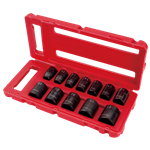 Set Maletín Craftsman 12 Tubos cortos de Impacto métrico de 1-2 pulgadas